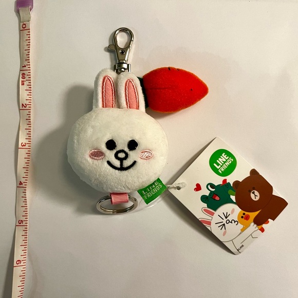 2 X New Line Friends Brown And Cony Key Chains - Picture 5 of 7